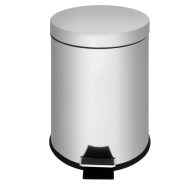 MINOTTI szemetes 5L kerek forma, króm