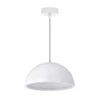   Strühm Almero E27 függesztett lámpa – Fehér, ø320 mm modern mennyezeti lámpa