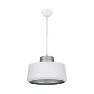   Strühm Paula Modern fehér függesztett lámpa – E27 foglalat, ø240 mm design csillár