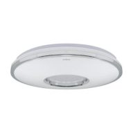   Strühm Opera LED mennyezeti lámpa 48W – IP44 csillogó hatású fürdőszobai lámpa, ø495mm, natúr fehér