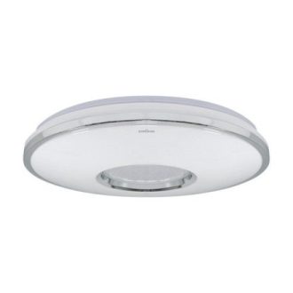   Strühm Opera LED mennyezeti lámpa 48W – IP44 csillogó hatású fürdőszobai lámpa, ø495mm, natúr fehér