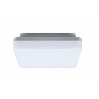   Strühm Major LED mennyezeti lámpa 18W – IP55 vízálló négyzet alakú fürdőszobai lámpa, 220x220mm, natúr fehér