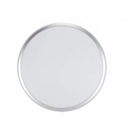   Strühm Planar LED mennyezeti lámpa 12W – IP54 ezüst fürdőszobai lámpatest, ø215mm, natúr fehér