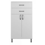   PinoArt UNI D600 Magas Fürdőszobai Szekrény – Magasfényű Fehér – Nedvességálló, 60 cm