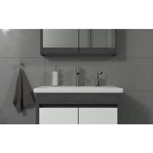 LineART TERA 55 Mosdós alsószekrény – 55 cm | Szürke-Fehér, Nedvességálló