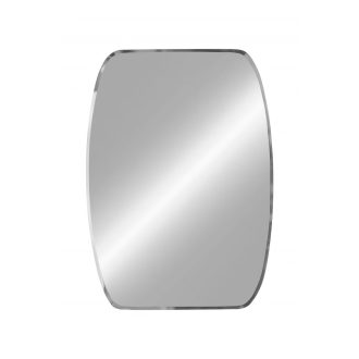   MINOTTI Lekerekített téglalap alakú keretes fürdőszobai tükör – 60x45 cm