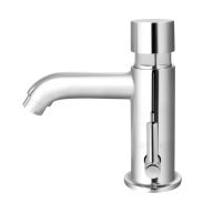   MINOTTI nyomógombos mosdócsap ívelt kifolyóval, meleg-hideg vizes