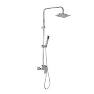   Minotti Quadra zuhanyrendszer csapteleppel, króm, 200x200 mm