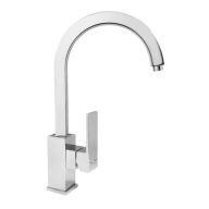   MINOTTI Quadra hattyúnyakú konyhai csaptelep, 333,5x198,3 mm, króm