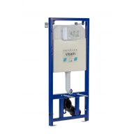   VISAM DUO FIX beépíthető WC tartály szerelőkerettel 525x1150x175 mm kék