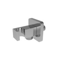   MINOTTI QUADRA NEW fali zuhanycsatlakozó és tartó – króm, 58x58x90 mm