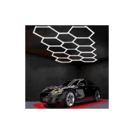   Hexagon SET 14-es moduláris LED lámpa rendszer 456W – Professzionális hatszögletű világítás, 54720lm, 400x233cm