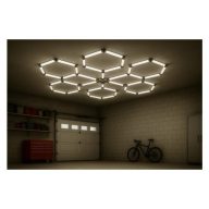   Hexagon SET 6-os moduláris LED lámpa rendszer 306W – Professzionális hatszögletű világítás, 36720lm, 268x305cm