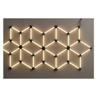   Hexagon SET 16-os moduláris LED lámpa rendszer 294W – Professzionális hatszögletű világítás, 35280lm, 423x243cm