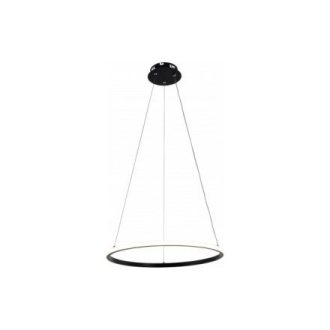   Optonica Modern LED függőlámpa 30W – Állítható színhőmérséklet (CCT), távirányítóval, fekete