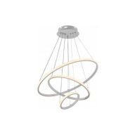   Optonica Tripla gyűrűs exkluzív LED függőlámpa 78W – CCT szabályozható, fehér, távirányítóval