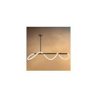   Optonica modern LED függőlámpa 36W – Fekete, meleg fehér (3000K) design csillár