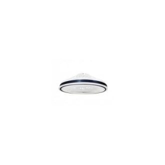   Ventilátoros mennyezeti LED lámpa 36W távirányítóval – CCT állítható színhőmérséklet, fehér/fekete, ø480mm