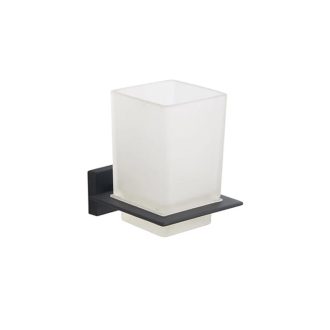 MINOTTI 20700 üveg pohártartó, matt fekete konzollal