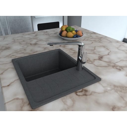 MINOTTI Stela modern hattyúnyakú konyhai csaptelep, 230x270 mm, króm