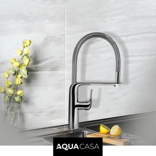 MINOTTI Stela konyhai csaptelep mágneses dokkolóval, 475x215 mm, króm