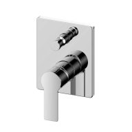   MINOTTI STELA Króm Beépíthető Kád/Zuhany Csaptelep Előlap Váltóval