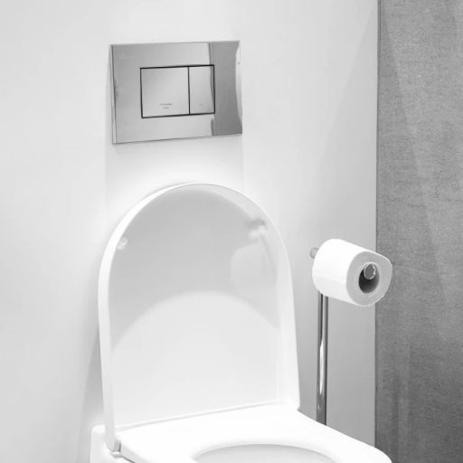 VISAM EFES öblítőgomb 225x165x18 mm króm