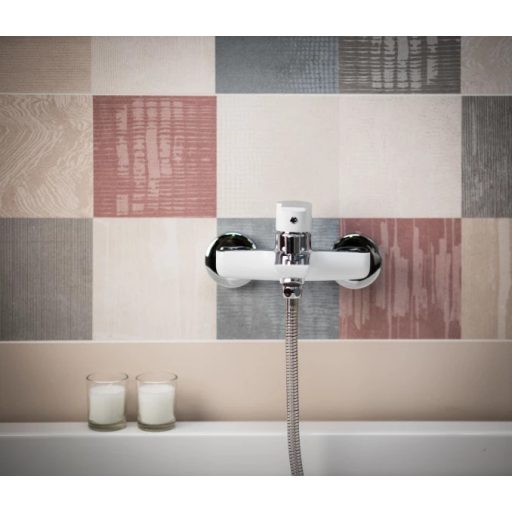 MINOTTI STELA Kádcsaptelep fehér/króm