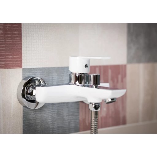 MINOTTI STELA Kádcsaptelep fehér/króm