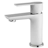    MINOTTI STELA Mosdó csaptelep fehér/króm, POP-UP nélkül