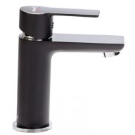   MINOTTI STELA Mosdó csaptelep fekete / króm, POP-UP nélkül