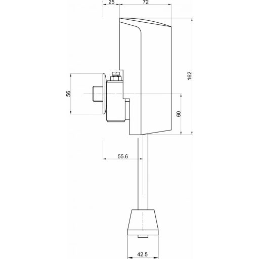 Érintésmentes piszoárcsaptelep MINOTTI 302MX
