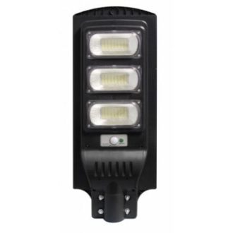   MasterLED napelemes utcai LED lámpa 150W – 3000lm, mozgásérzékelővel, IP65, hideg fehér