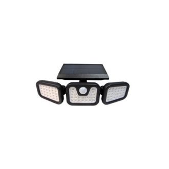   MasterLED napelemes LED reflektor 15W – mozgásérzékelővel, 450lm, hideg fehér, IP65