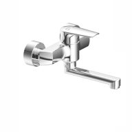   Fali konyhai mosogató csaptelep – Minotti Prima 4115-S – Króm, rövid kivitel