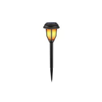   MasterLED leszúrható napelemes kerti lámpa 40 cm – meleg fehér, 30lm, IP44 vízálló, fekete
