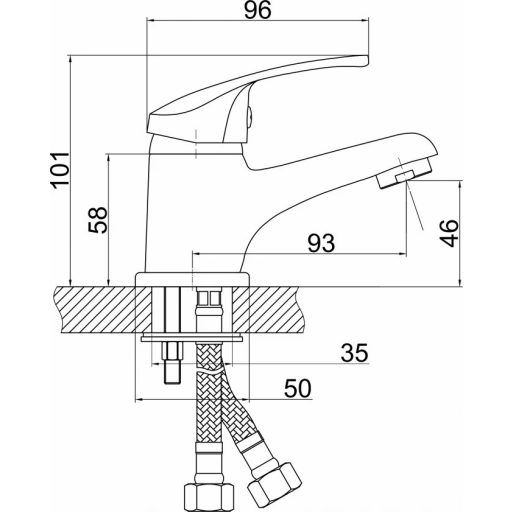 MINOTTI PICOLO Mosdó csaptelep 