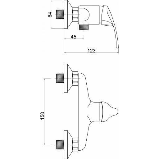 MINOTTI PICOLO Zuhany csaptelep 