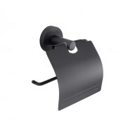   MINOTTI DARK ELEGANCE WC-papír tartó 140x140x90 mm matt fekete