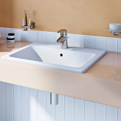 VITRA S20 beépíthető mosdó – 550x450x170 mm – Fehér