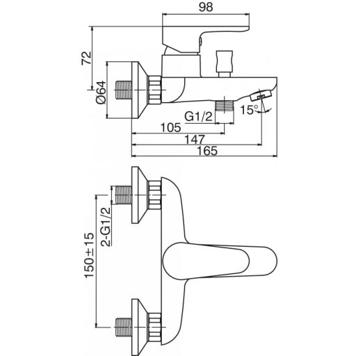 MINOTTI VIVA kádcsaptelep