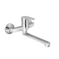   Fali konyhai mosogató csaptelep – Minotti Viva 5515-L – Króm, hosszú kifolyócsővel