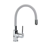   MINOTTI Tubo alacsony nyomású flexibilis mosogatócsaptelep, 325x213 mm, szürke szilikon