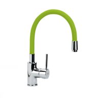   MINOTTI Tubo alacsony nyomású flexibilis mosogatócsaptelep, 325x213 mm, zöld szilikon