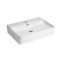 MINOTTI pultra ültethető mosdó – 600x425x135 mm – Fehér
