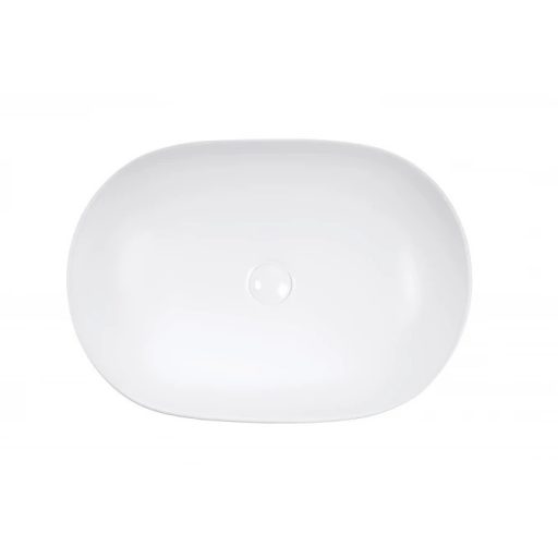 MINOTTI pultra helyezhető mosdó – 600x415x135 mm – Matt fehér