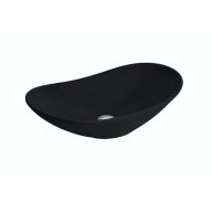   MINOTTI pultra helyezhető mosdó – 625x370x155 mm – Matt fekete