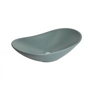   MINOTTI pultra helyezhető mosdó – 625x370x155 mm – Matt világoszöld