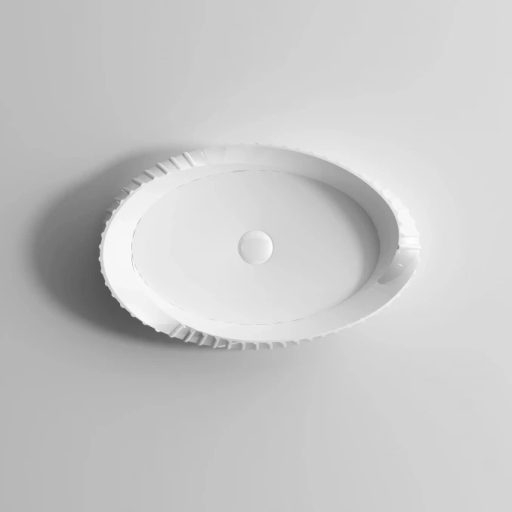 MINOTTI pultra helyezhető mosdó – 600x385x135 mm – Fehér