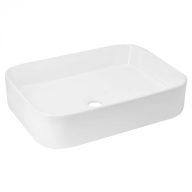   MINOTTI téglalap alakú pultra építhető mosdó, 510x380x110 mm, fehér (7043)